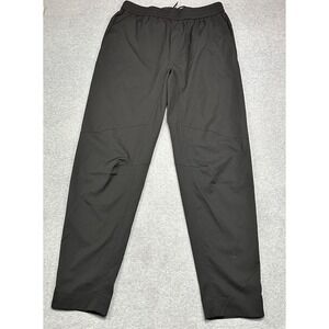 Roundtree&Yorke Performance Pants Mens Large Black Joggers Athleisure Athletic